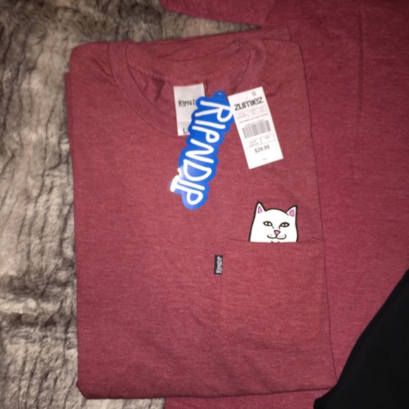 Zumiez Shirts Nwt New Lord Nermal Flip Off Kitty Cat Zumiez Tees